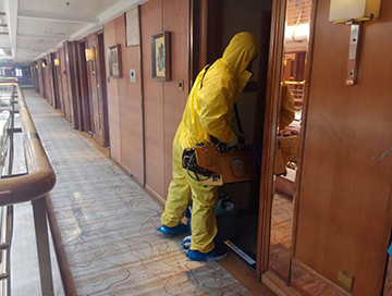 游輪煙霧消殺實況展示